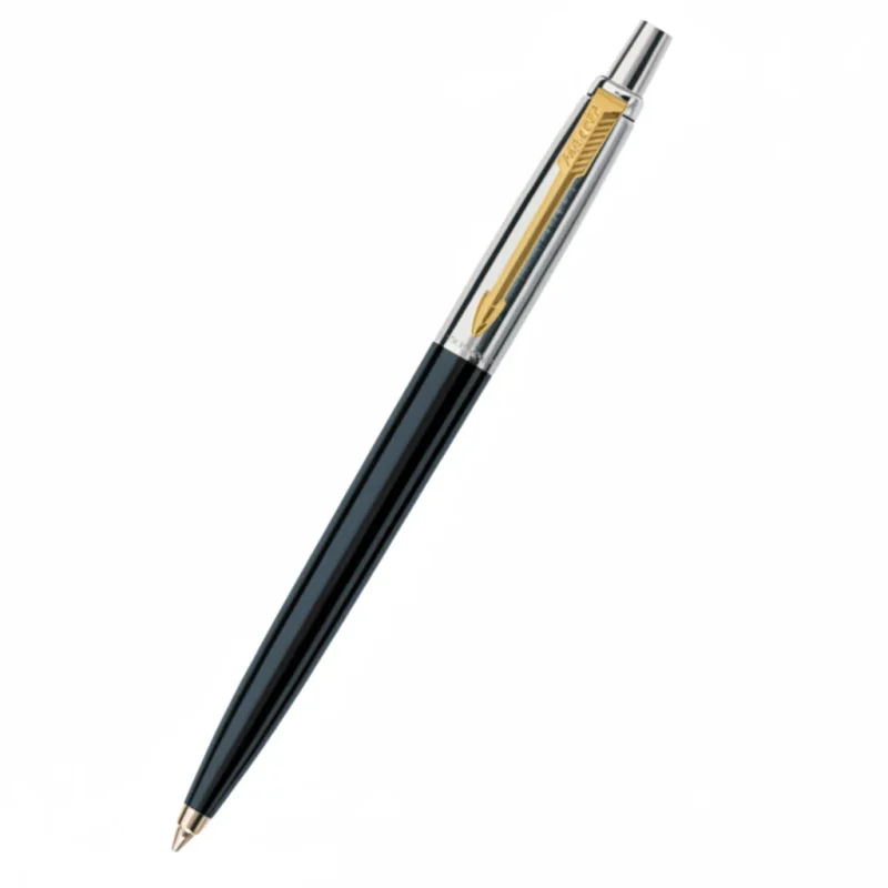 Parker Jotter Black With Gold Clip Ballpoint Pen