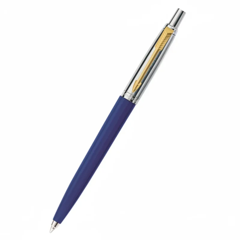 Parker Jotter Blue With Gold Clip Ballpoint Pen