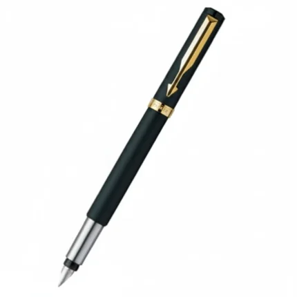 Parker Vector Matte Black with Gold Clip Fountain Pen