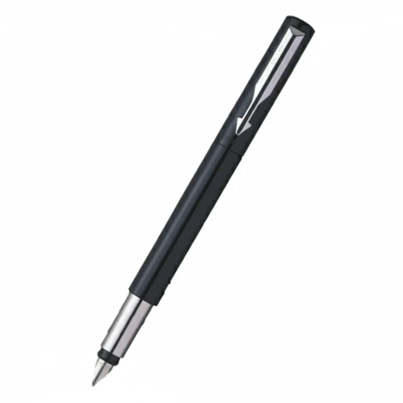 Parker Vector Matte Black with Silver Clip Fountain Pen