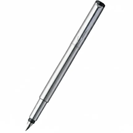 Parker Vector Chrome Silver Fountain Pen