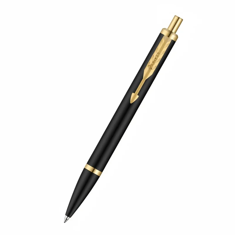 Parker Latitude Black with Gold Clip Ballpoint Pen